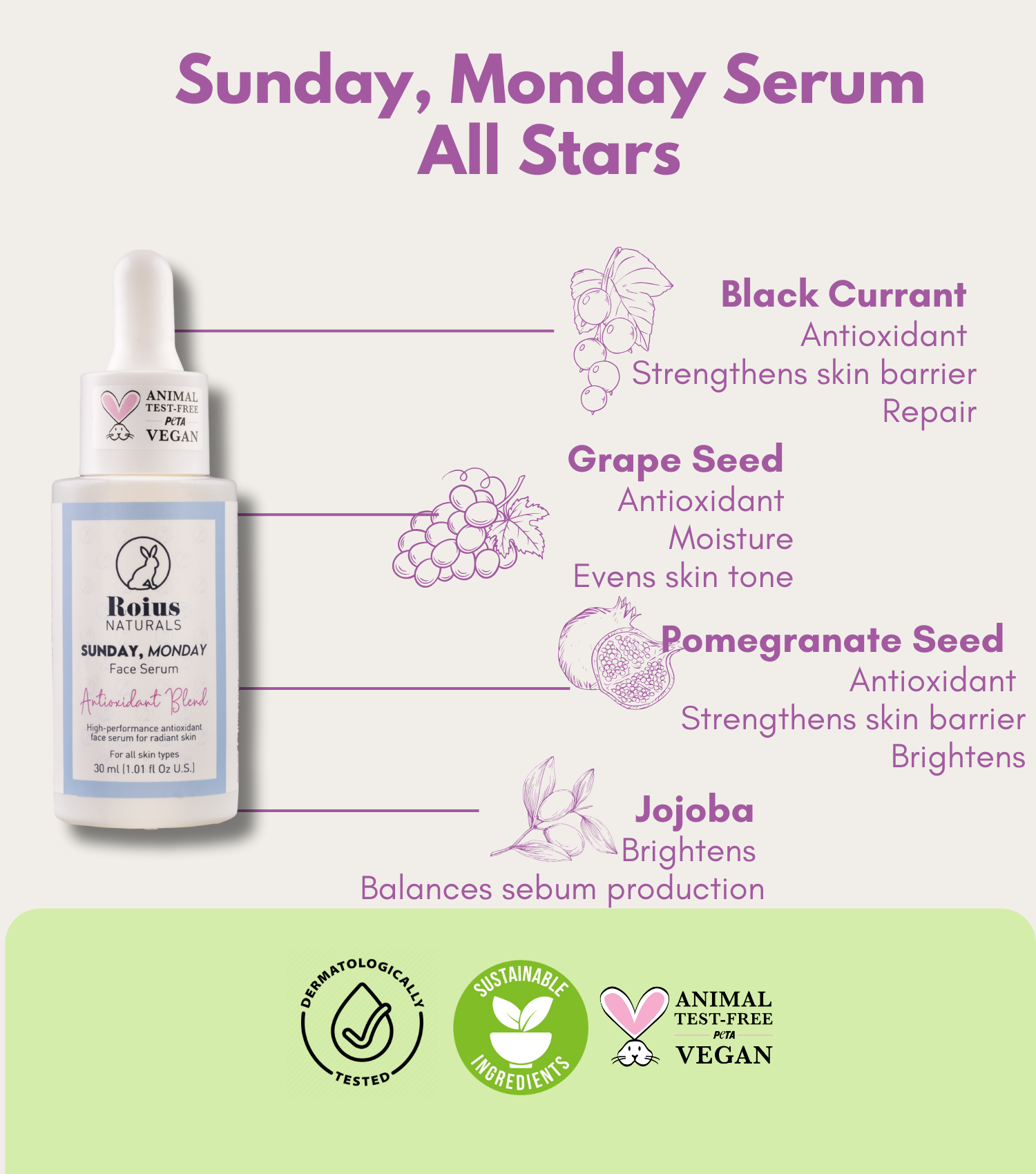 Sunday, Monday Face Serum