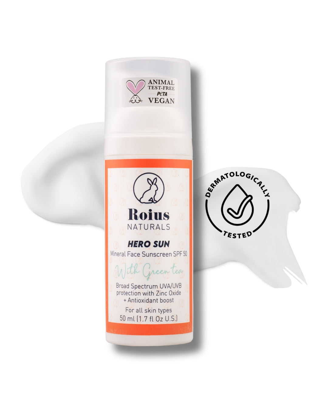 Hero Sun Mineral Face Sunscreen SPF50