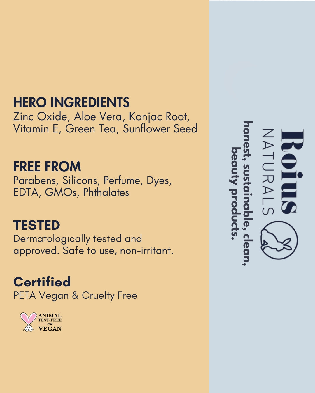 Hero Sun Mineral Face Sunscreen SPF50
